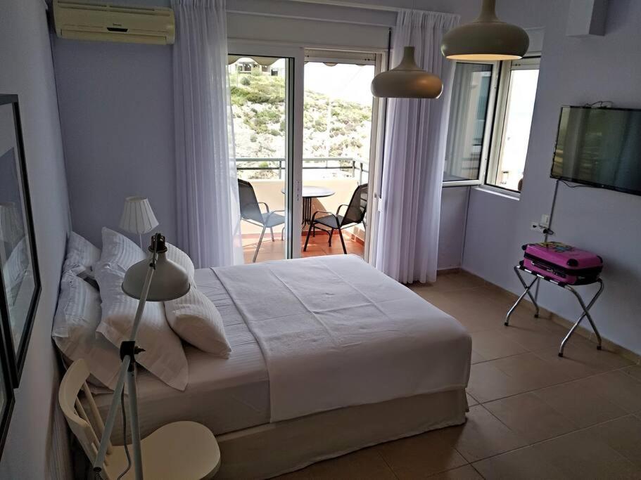 Sunny Apartment With Amazing View Rethymno  Bagian luar foto