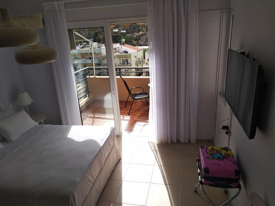 Sunny Apartment With Amazing View Rethymno  Bagian luar foto