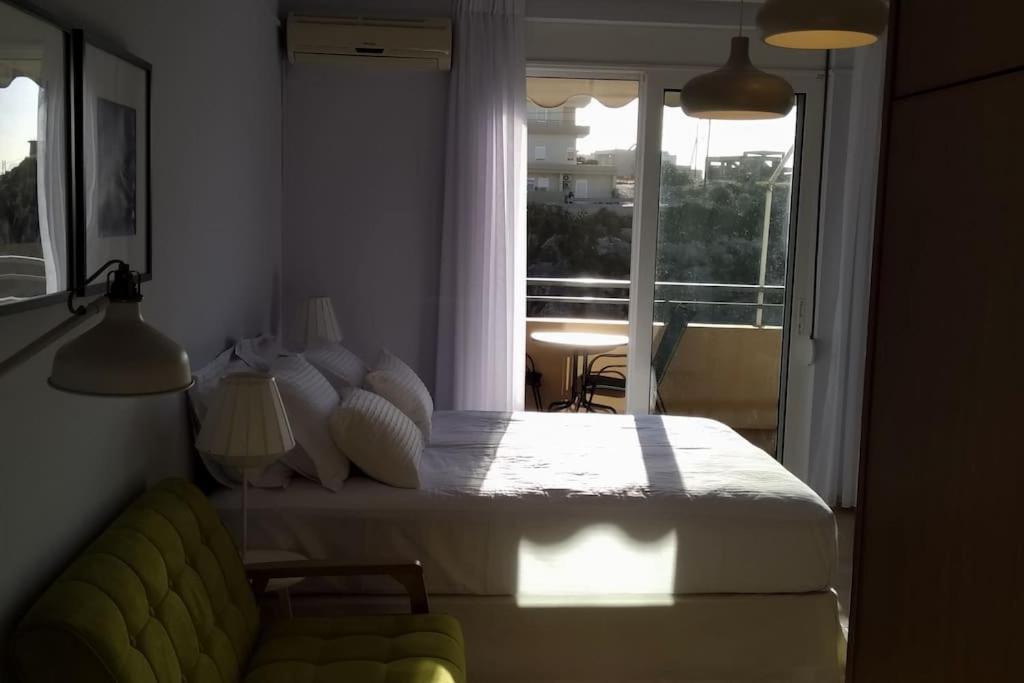 Sunny Apartment With Amazing View Rethymno  Bagian luar foto
